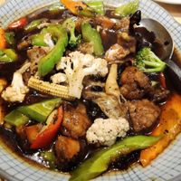 Bitter gourd in black bean sauce. Delicious and vegan, of course. at Beyond Veggie by Secret Recipe in Petaling Jaya