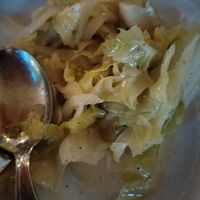 Onion and cabbage at Avanguardia Trattoria/Hotel in Solferino