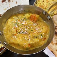 Verduras con salsa de coco  at Curry House in Ourense