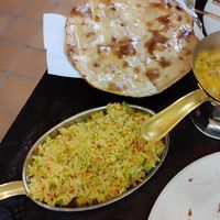 Arroz con huevo at Curry House in Ourense