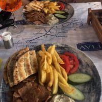 Vegan Gyros   at Taverna Avli in Kos
