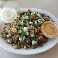 Jasmine's Favorite entree - Lebanese salata #Veganuary at Aladdin's Eatery in West Chester