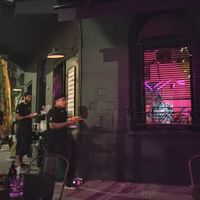 Outside at Tres Monos in Buenos Aires