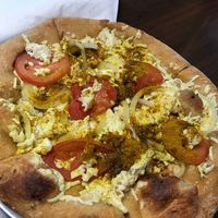 Vegan Thai-Dye Pizza at Mellow Mushroom in West Chester