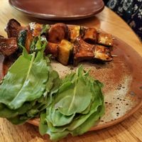 BBQ Mushroom  at The Second Story at Little Saint in Healdsburg