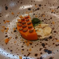 Squash with toasted sunflower seeds - delicious at The Second Story at Little Saint in Healdsburg