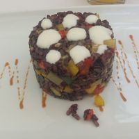 Rice with vegatables at Zam Tachji in Alagna Valsesia