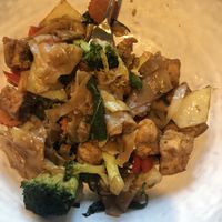 Drunken noodles with tofu and veggies at Sabai Sabai Simply Thai in Germantown