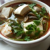 Tom Yum soup at Sabai Sabai Simply Thai in Germantown