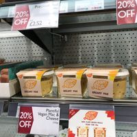 Plantiful mac & cheese at Planet Organic - Torrington Place in London