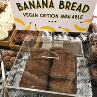 Vegan banana bread  at Planet Organic - Torrington Place in London