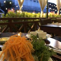 Fresh spring rolls at L'Elephant Vert in Luang Prabang