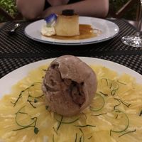 Rosella sorbet at L'Elephant Vert in Luang Prabang