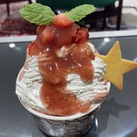 Strawberry parfait  at STELLA'S WORLD by Stella McCartney in Osaka