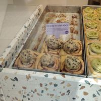 Cookie dough rolls at Cinnamood in Aachen