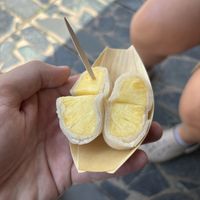 Pineapple mochia  at Ben Zai Ten in Nara