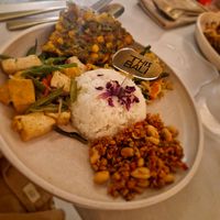 Shredded tempeh at the bottom! at This is Bali in Ubud