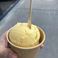 Mango sorbet   at Gaufres & Glaces - Plateau in Montreal