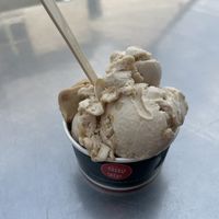 Peanut butter fudge & Biscoff   at La  Fontana in Cardigan