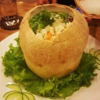 Coconut Fried Rice!  at Huong Sen - Bui Vien in Ho Chi Minh City