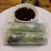 Spring rolls (10.000 vnd each) at Huong Sen - Bui Vien in Ho Chi Minh City
