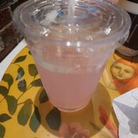 Lavender raspberry lemonade at Pavement Coffeehouse - Newbury in Boston
