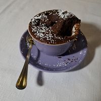 and even vegan creative dessert at Il Cormorano in Cala Gonone