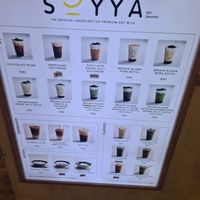 Menu at Soyya - The Gardens Mall in Kuala Lumpur