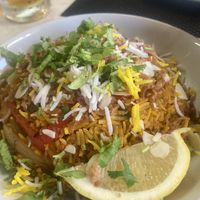 Vegetable biriyani   at Buddha's Eye Indian Restaurant in Mallorca