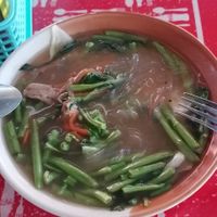 Suki Noodle, 65 baht. Ok taste. Many veggies, few noodles at Nong J - ร้านน้องเจ in Phuket