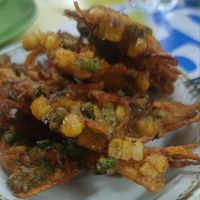 Vegetable pancakes at Nong J - ร้านน้องเจ in Phuket