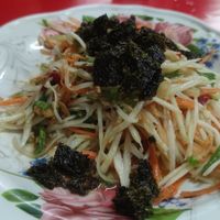 Papaya salad at Nong J - ร้านน้องเจ in Phuket