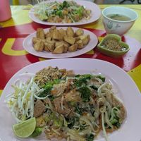 Pad Thai and tofu at Nong J - ร้านน้องเจ in Phuket