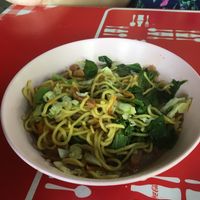Yellow fried noodles at Nong J - ร้านน้องเจ in Phuket
