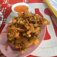 Veggie pancakes at Nong J - ร้านน้องเจ in Phuket