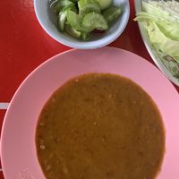 Satay Dipping Sauce at Nong J - ร้านน้องเจ in Phuket