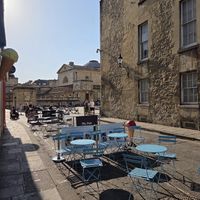 Seating area outside   at Sunny & Sunshine in Bath