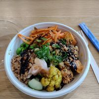 Customised tofu pokébowl at Island Poké - Richmond  in Richmond