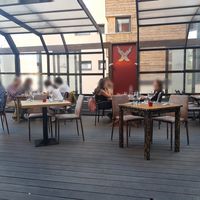 Winter garden at Le Thai in Crans-montana