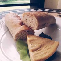 Baguettes, egg and dairy-free with cashew cheese at Auntie Moon's Tea Shop - Maybe closed in Nakhon Si Thammarat