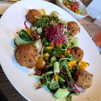 Salat mit "Falafel" at Hotel zum Löwen in Duderstadt