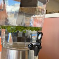 Mint water at Hey Sunshine Kitchen in Culver City
