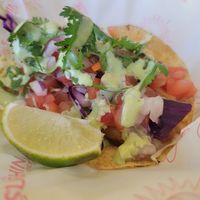 Fish taco at Hey Sunshine Kitchen in Culver City