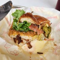 Crispy Chicken Sandwich #Veganuary at Hey Sunshine Kitchen in Culver City