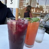 Blackberry and strawberry lemonades. So fresh!  at Hey Sunshine Kitchen in Culver City