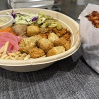 Vegan Caesar w/ Chick’n  at Hey Sunshine Kitchen in Culver City