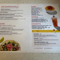 Menu at Hey Sunshine Kitchen in Culver City