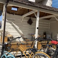 Outdoor seats  at Purna Eat & Studio in Fujisawa