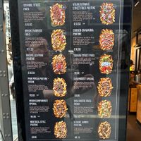 Menu.  at Frittenwerk - Frankfurt Hbf in Frankfurt