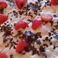 Special Erdbeerflammkuchen at Le Feu - Der Flammkuchen in Burgwedel in Burgwedel